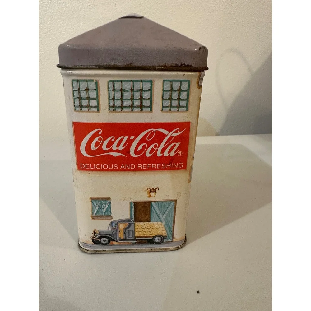 Vintage 1992 Coca-Cola Bottling Company Tin Bristol Ware Coke House